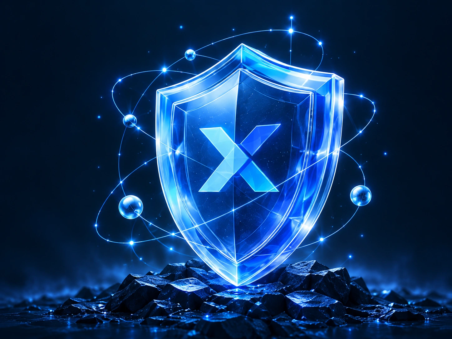 Cyber security that protects your business. — illustration